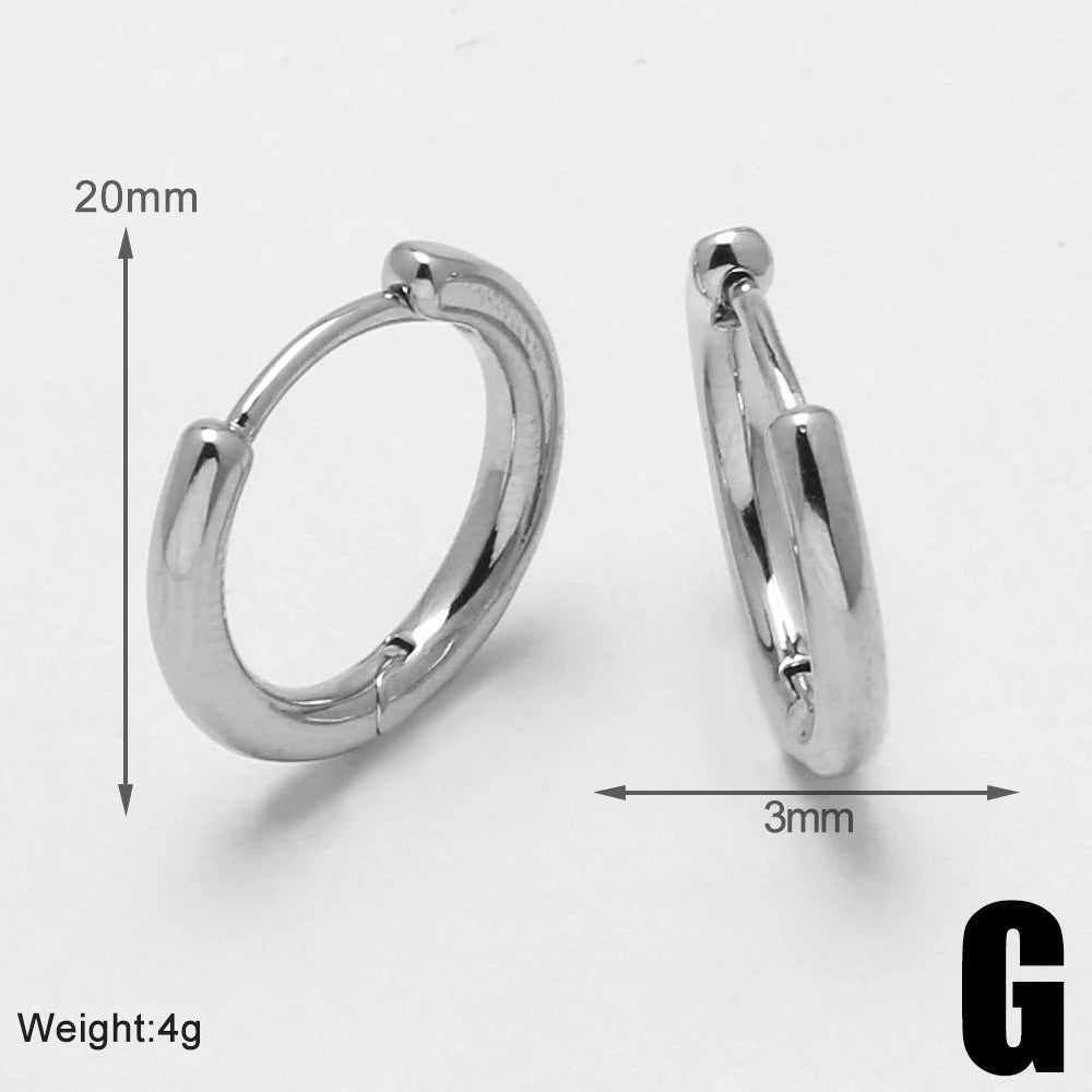 18K Gold Plated Smooth Oval Huggie Hoop Earring Findings Wholesale ersu21